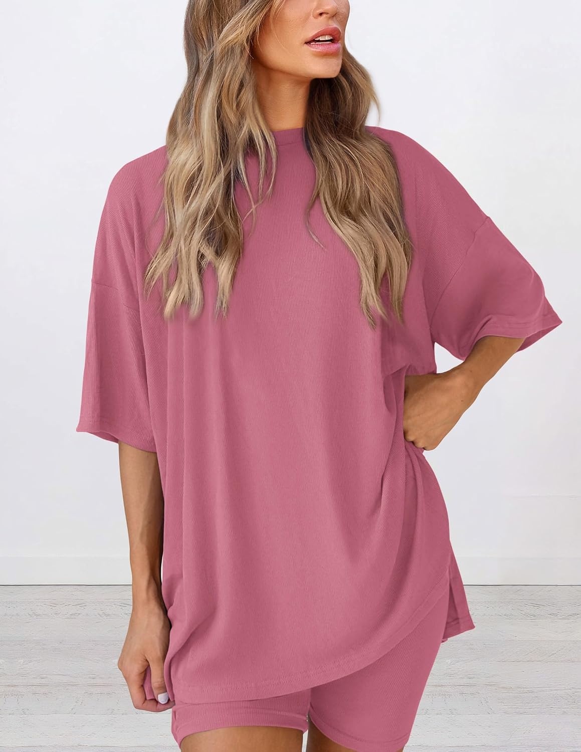 image:imagePRETTYGARDEN Women 2 Piece Lounge Set Airport Travel OutfitPink