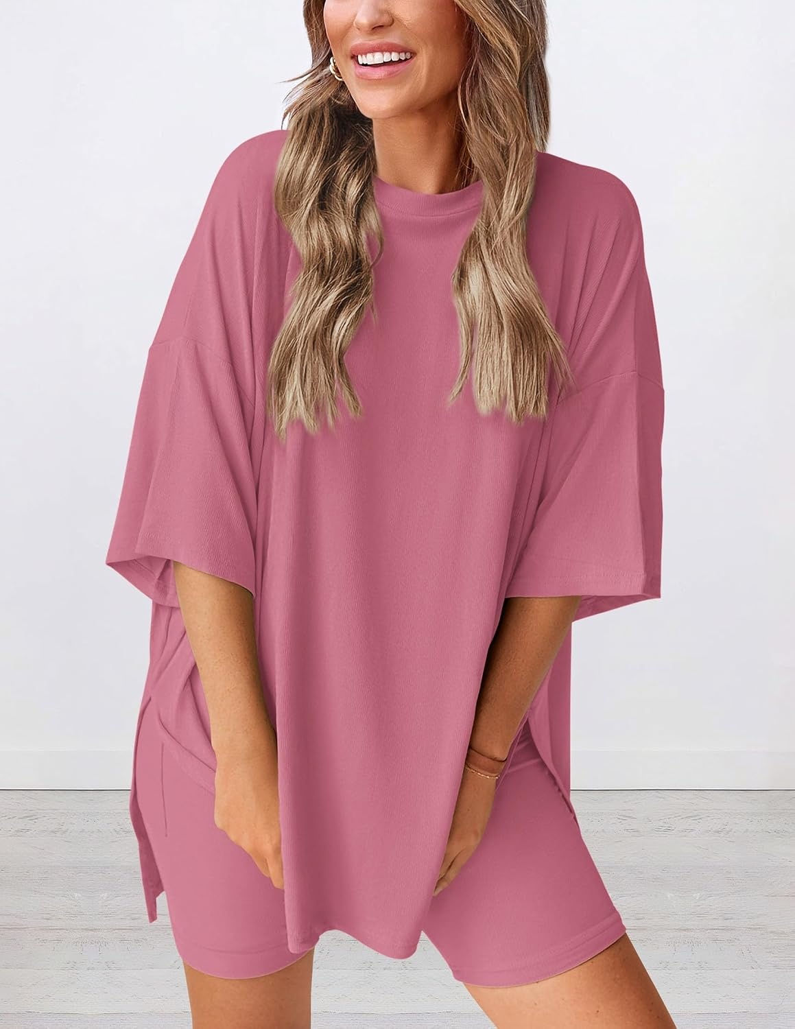 image:imagePRETTYGARDEN Women 2 Piece Lounge Set Airport Travel OutfitPink