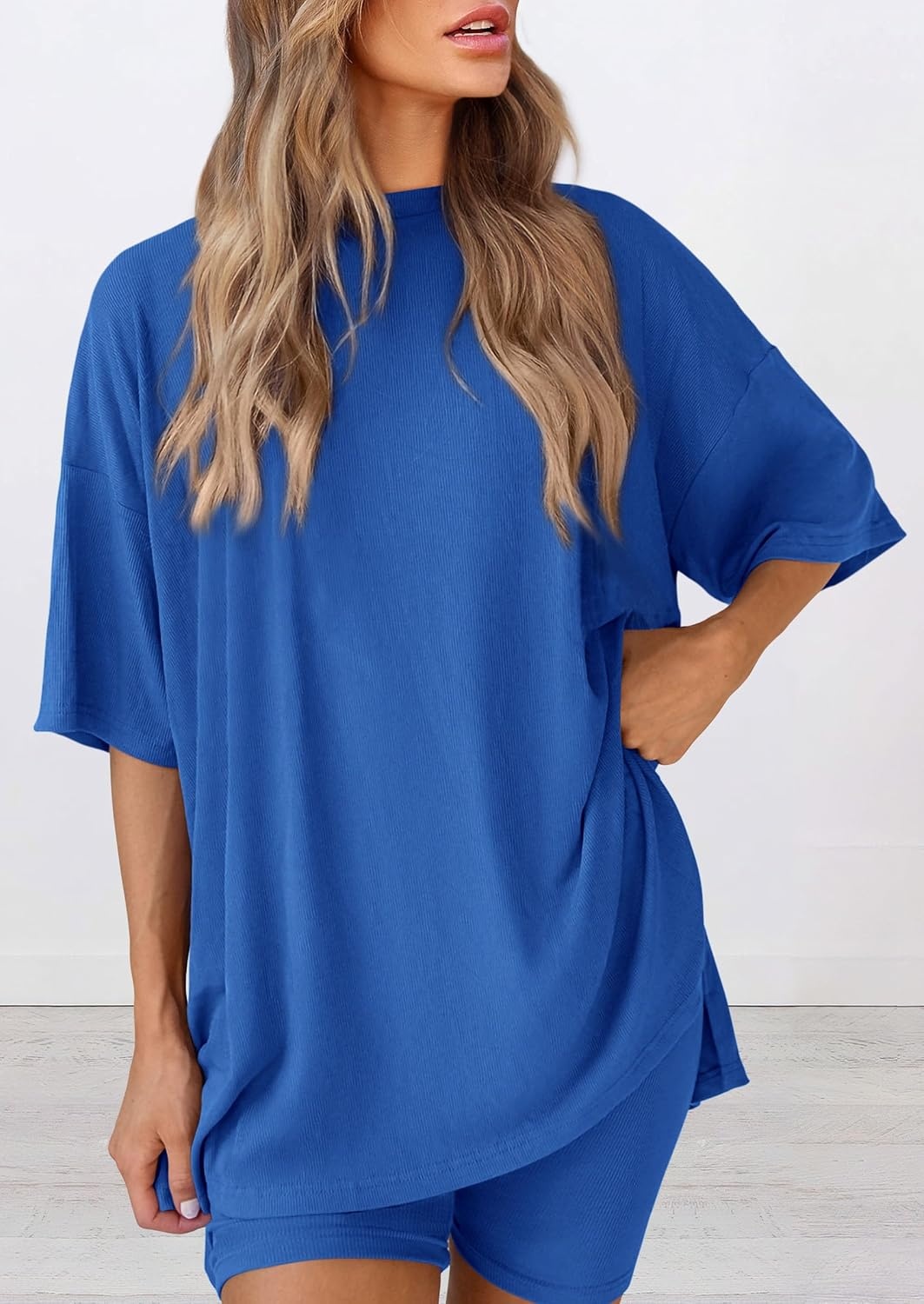 image:imagePRETTYGARDEN Women 2 Piece Lounge Set Airport Travel OutfitRoyal Blue