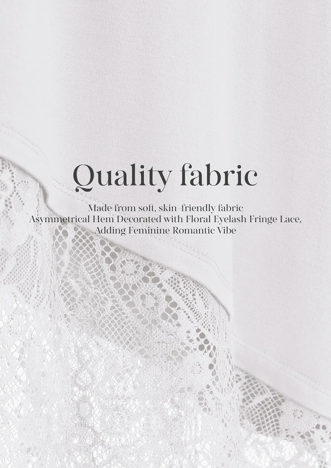 image:imagePRETTYGARDEN Womens Lace Patchwork Long Sleeve ShirtsWhite