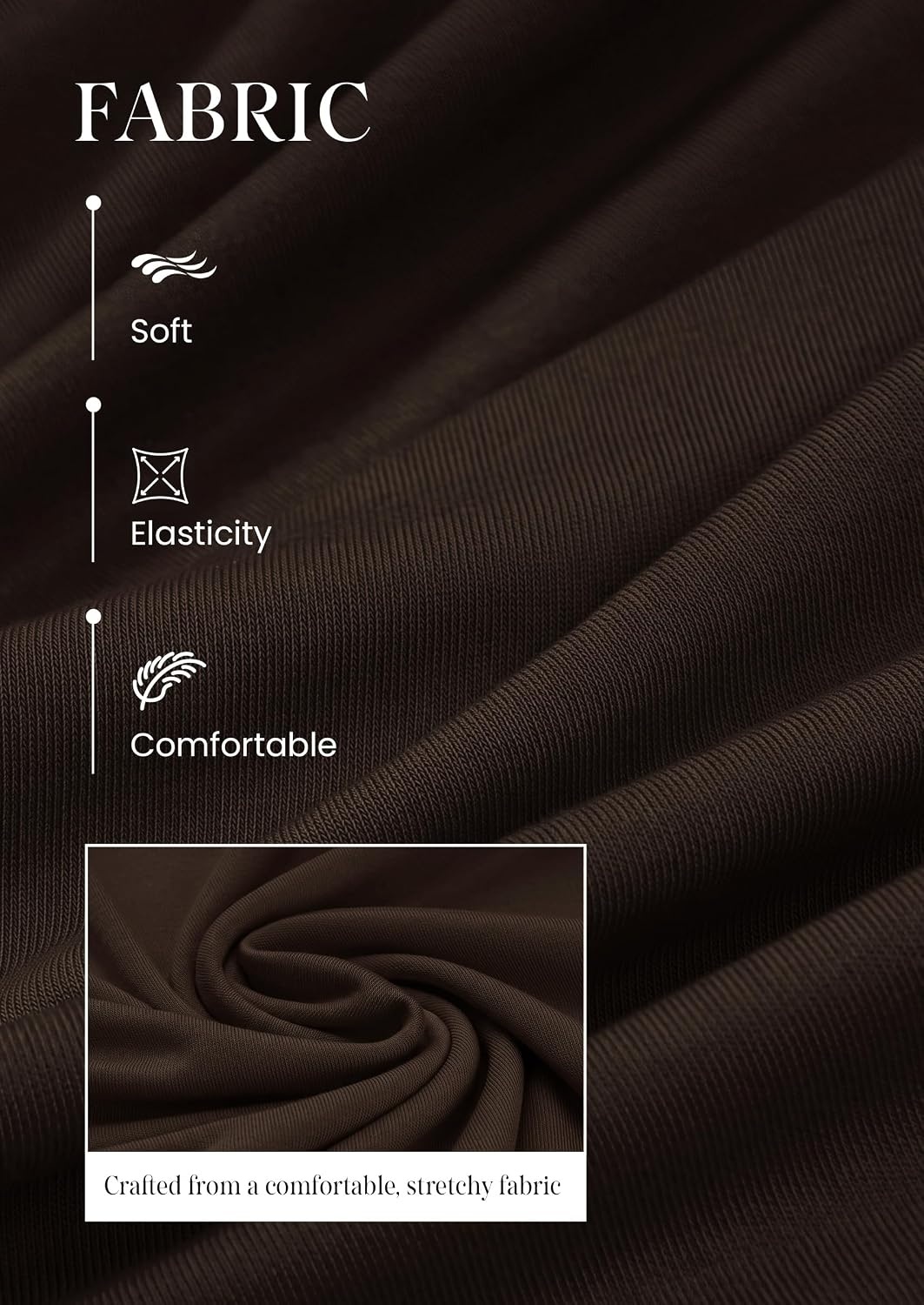 image:imagePRETTYGARDEN Womens Long Sleeve Ruched Bodycon Maxi DressBrown