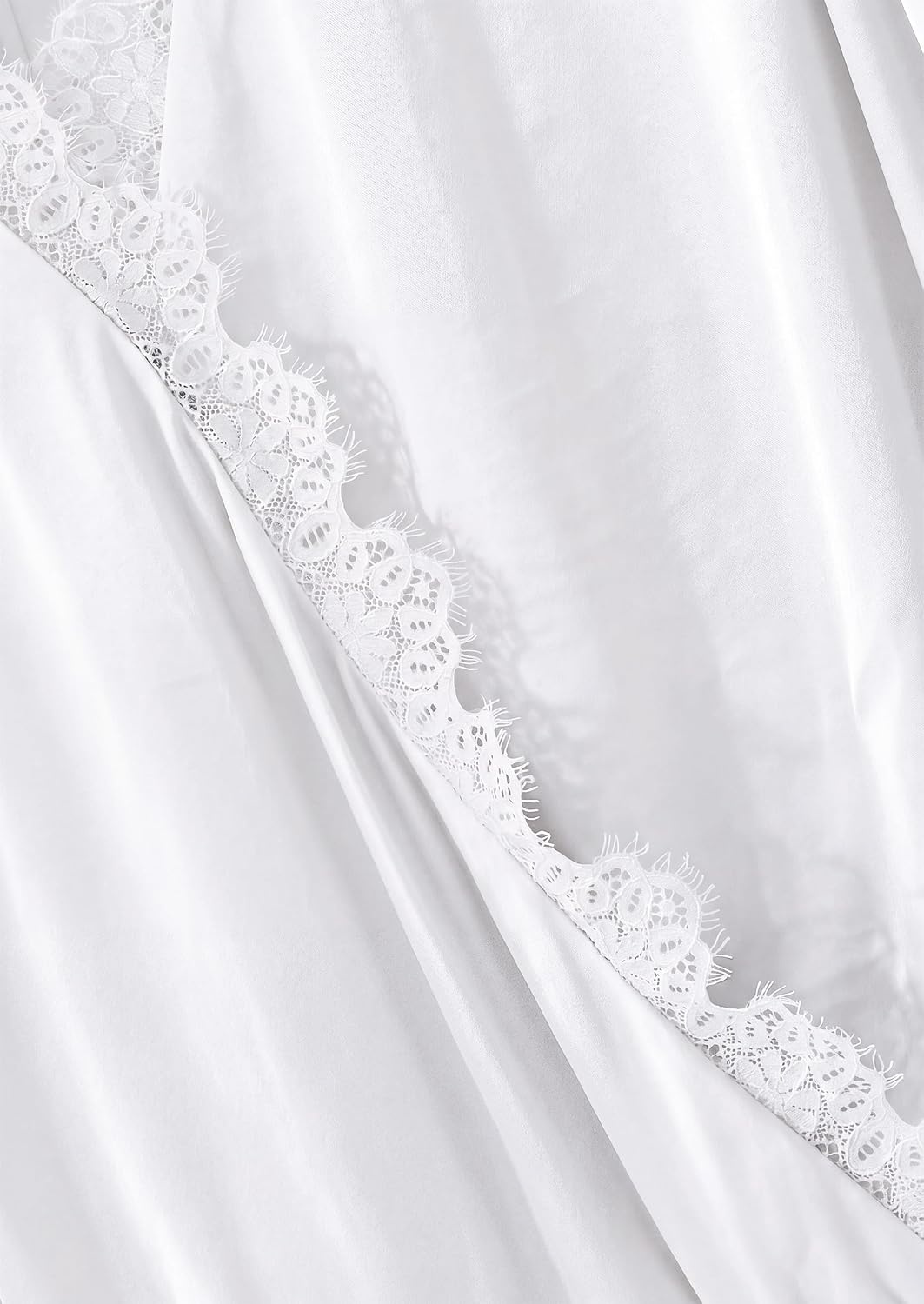 image:imagePRETTYGARDEN Womens Long Sleeve V Neck Wrap BlouseWhite