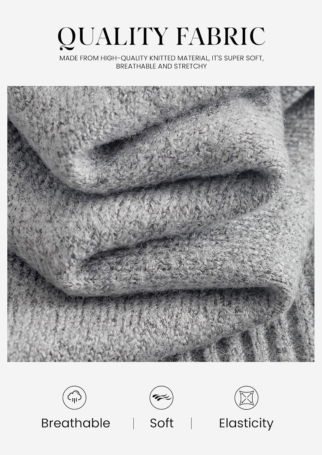image:imagePRETTYGARDEN Womens Off The Shoulder Sweater Fall FashionGrey