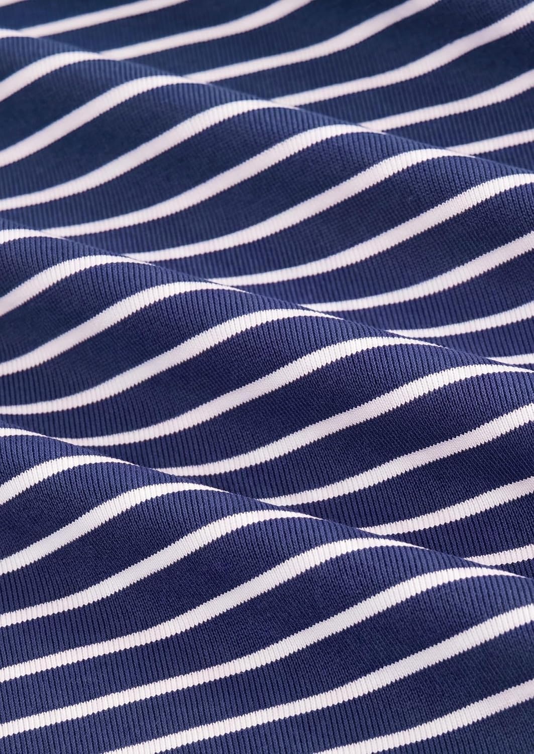 image:imagePRETTYGARDEN Womens Striped Lounge Set Fall Winter 2 Piece SetsStriped Navy White