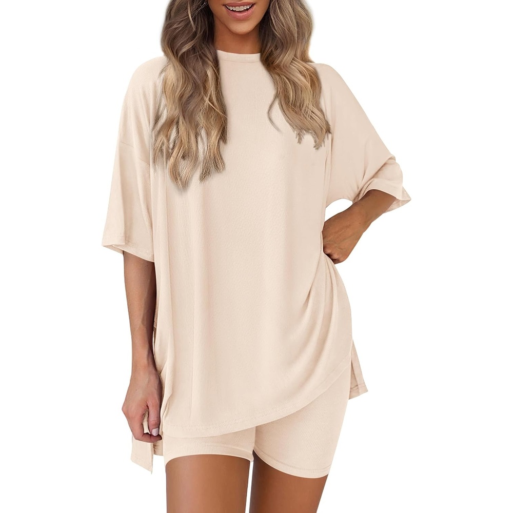 image:imagePRETTYGARDEN Women 2 Piece Lounge Set Airport Travel OutfitBeige