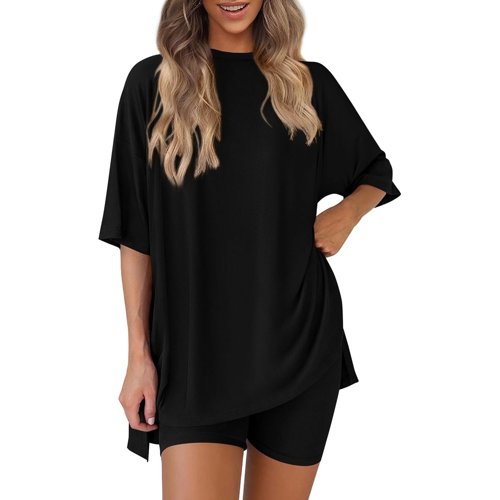 image:imagePRETTYGARDEN Women 2 Piece Lounge Set Airport Travel OutfitBlack