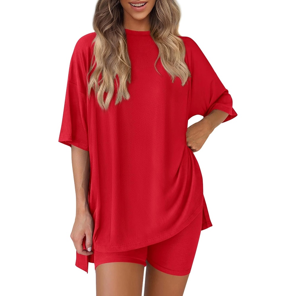 image:imagePRETTYGARDEN Women 2 Piece Lounge Set Airport Travel OutfitRed
