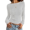Striped Light Grey White