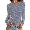 Striped Navy White