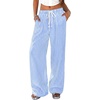 Striped Blue White