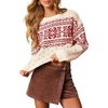 Print Apricot Red