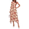 Floral Apricot Red