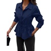 Solid Navy Blue