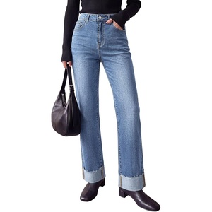 PRETTYGARDEN Women’s Baggy Denim Jeans Wide Leg Pants(Dusk Blue)