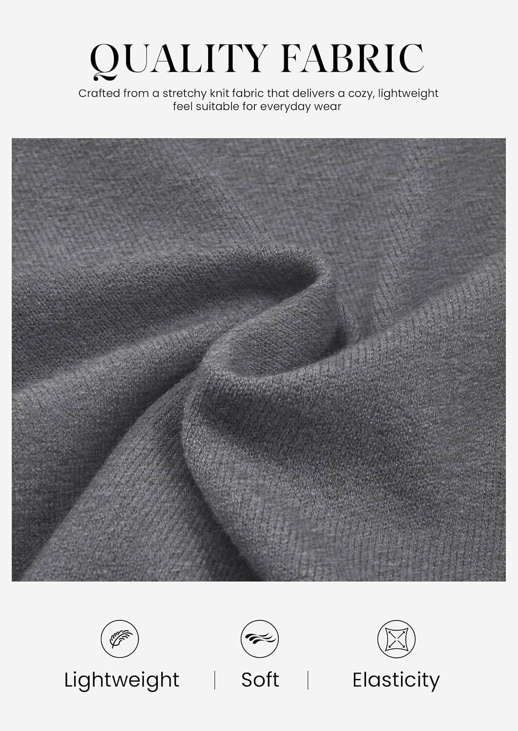 image:imagePRETTYGARDEN Lightweight Cardigans for Women Knit SweatersGrey