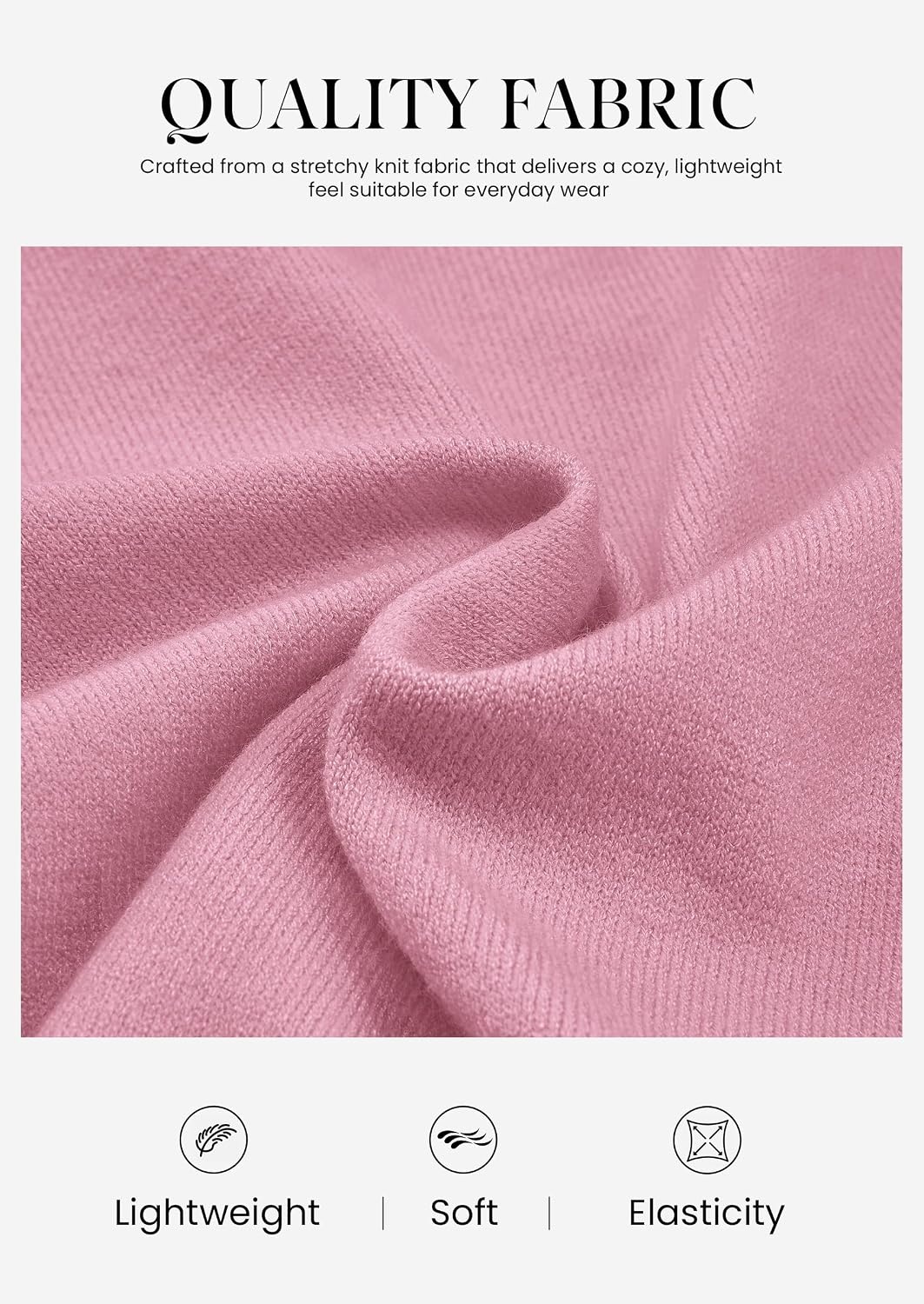 image:imagePRETTYGARDEN Lightweight Cardigans for Women Knit SweatersPink