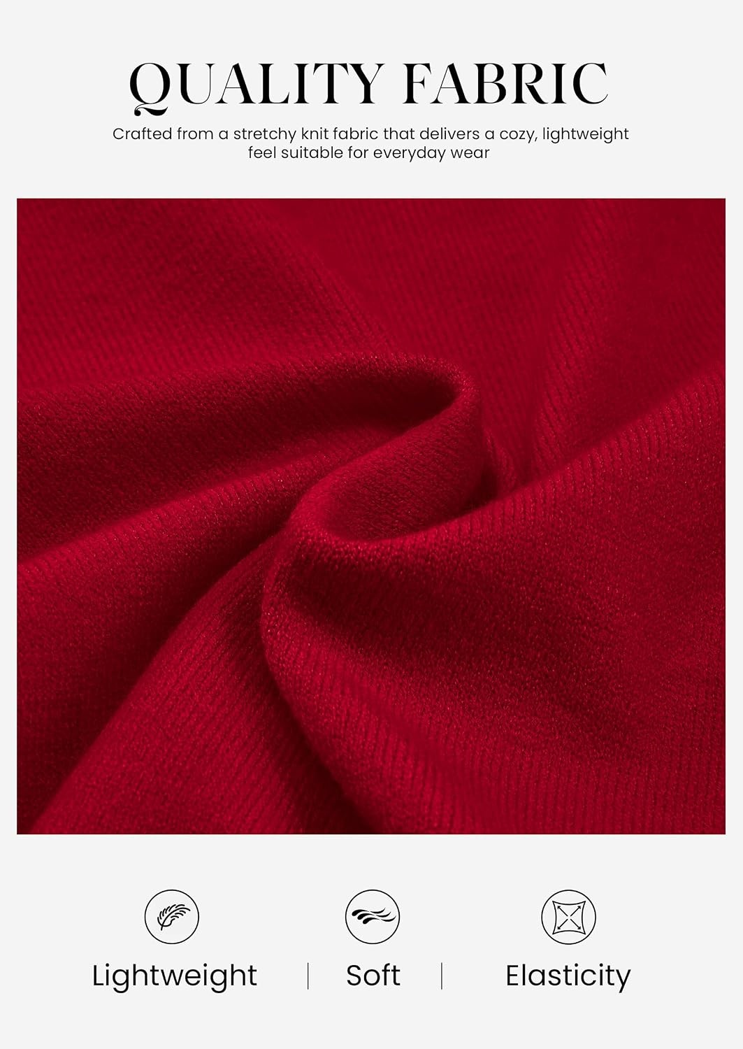 image:imagePRETTYGARDEN Lightweight Cardigans for Women Knit SweatersRed