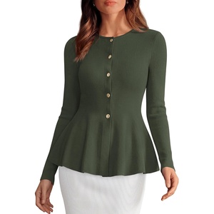 PRETTYGARDEN Women’s Fall Lightweight Cardigan Sweaters(Army Green)