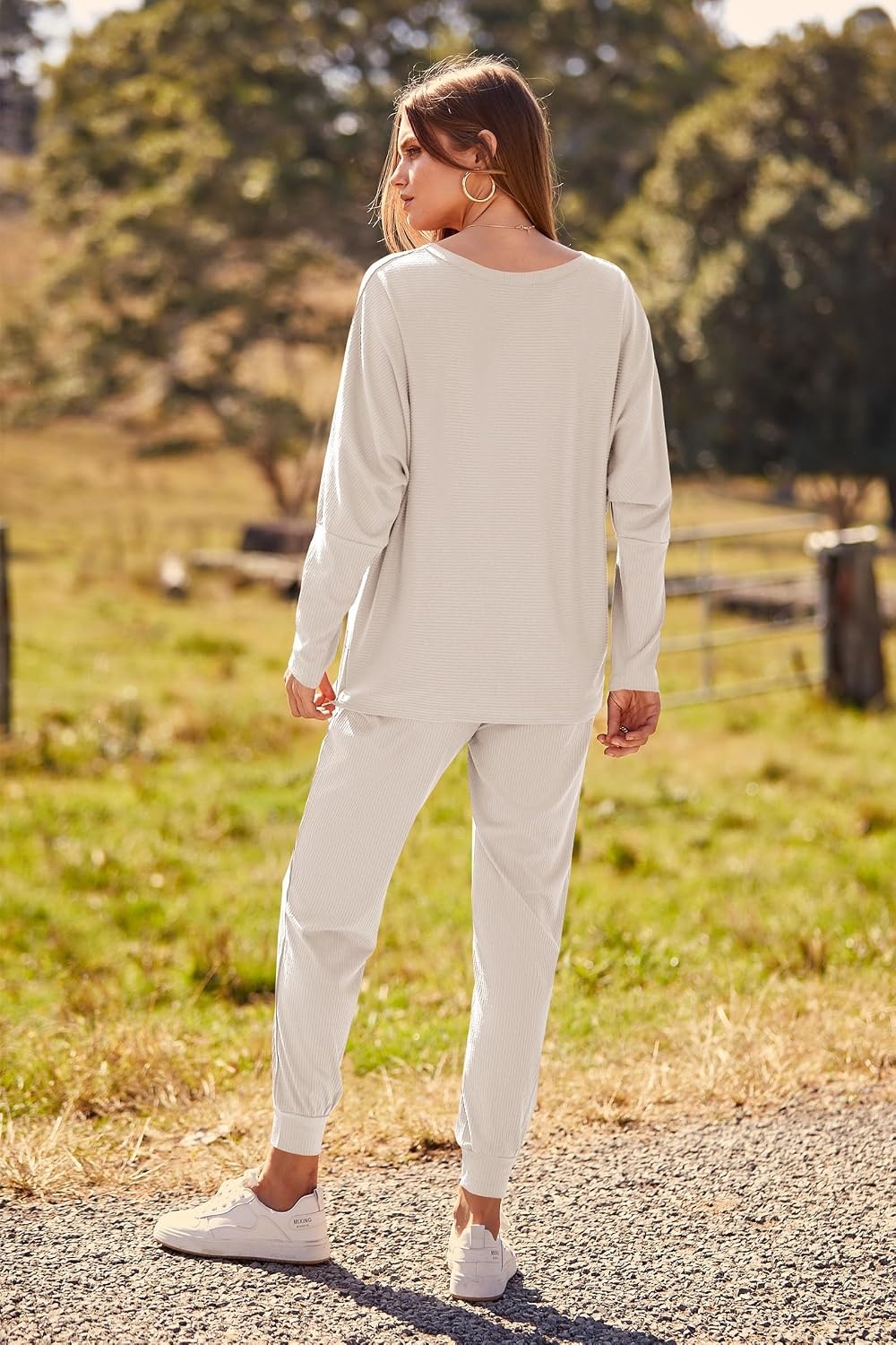 image:imagePRETTYGARDEN Womens 2 Piece Outfit Matching Lounge SetApricot