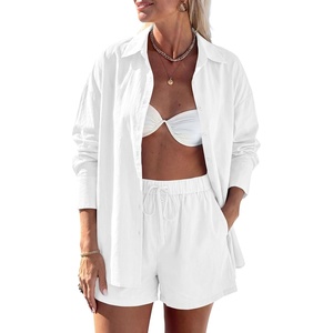 PRETTYGARDEN Women’s Summer 2 Piece Outfits Lounge Sets(White)