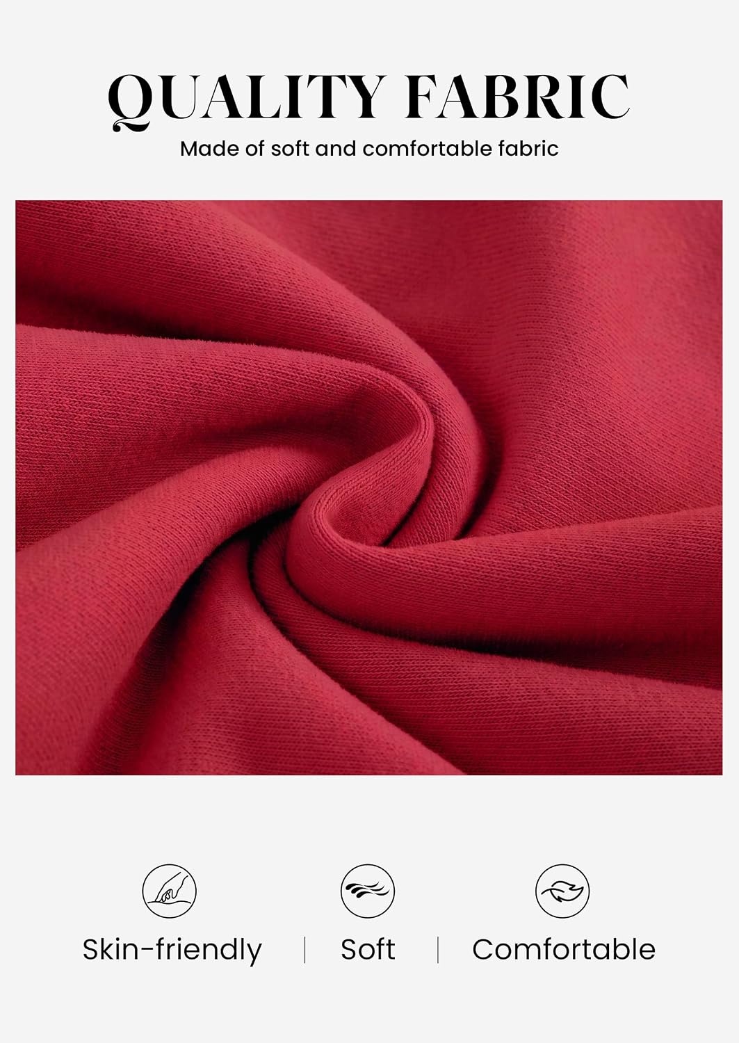 image:imagePRETTYGARDEN Womens Fall Oversized Sweatshirts Mock Neck Henley PulloverRed