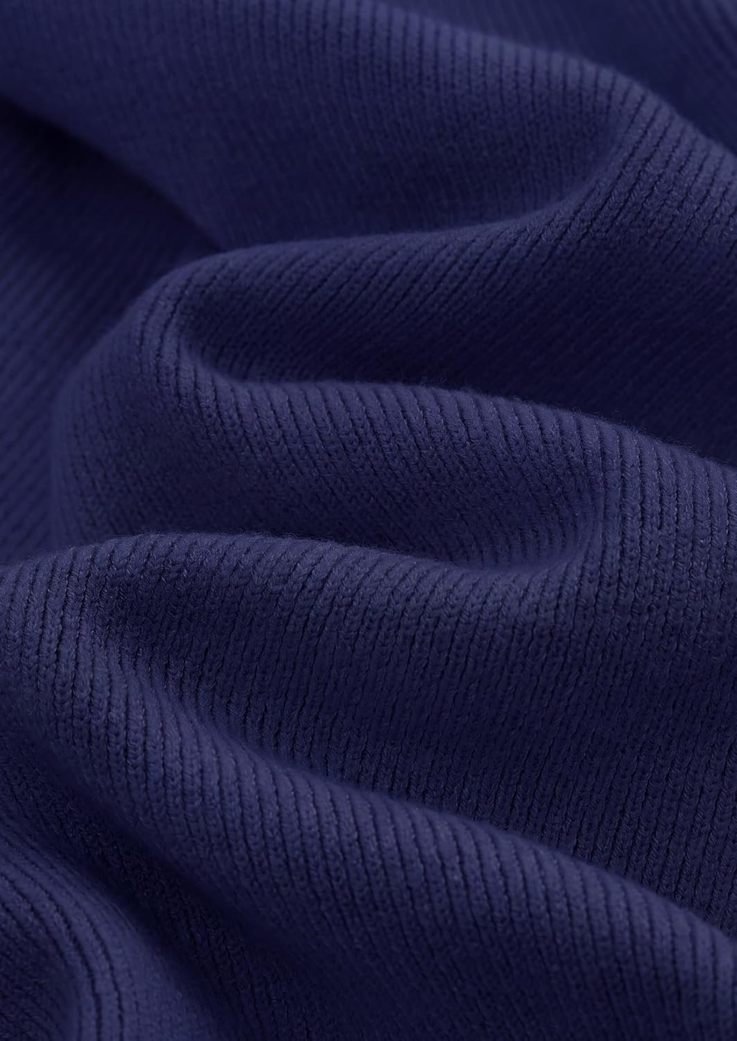 image:imagePRETTYGARDEN Womens Fall 2 Piece Asymmetric Cozy Sweater Travel Lounge SetsNavy Blue