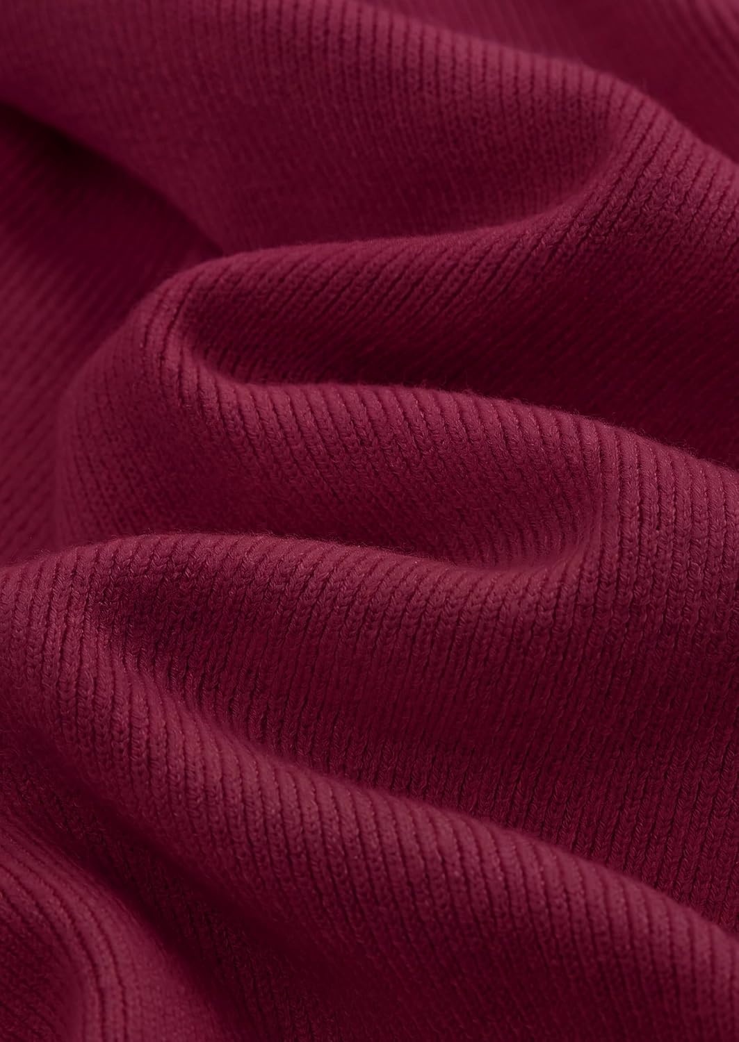 image:imagePRETTYGARDEN Womens Fall 2 Piece Asymmetric Cozy Sweater Travel Lounge SetsWine Red