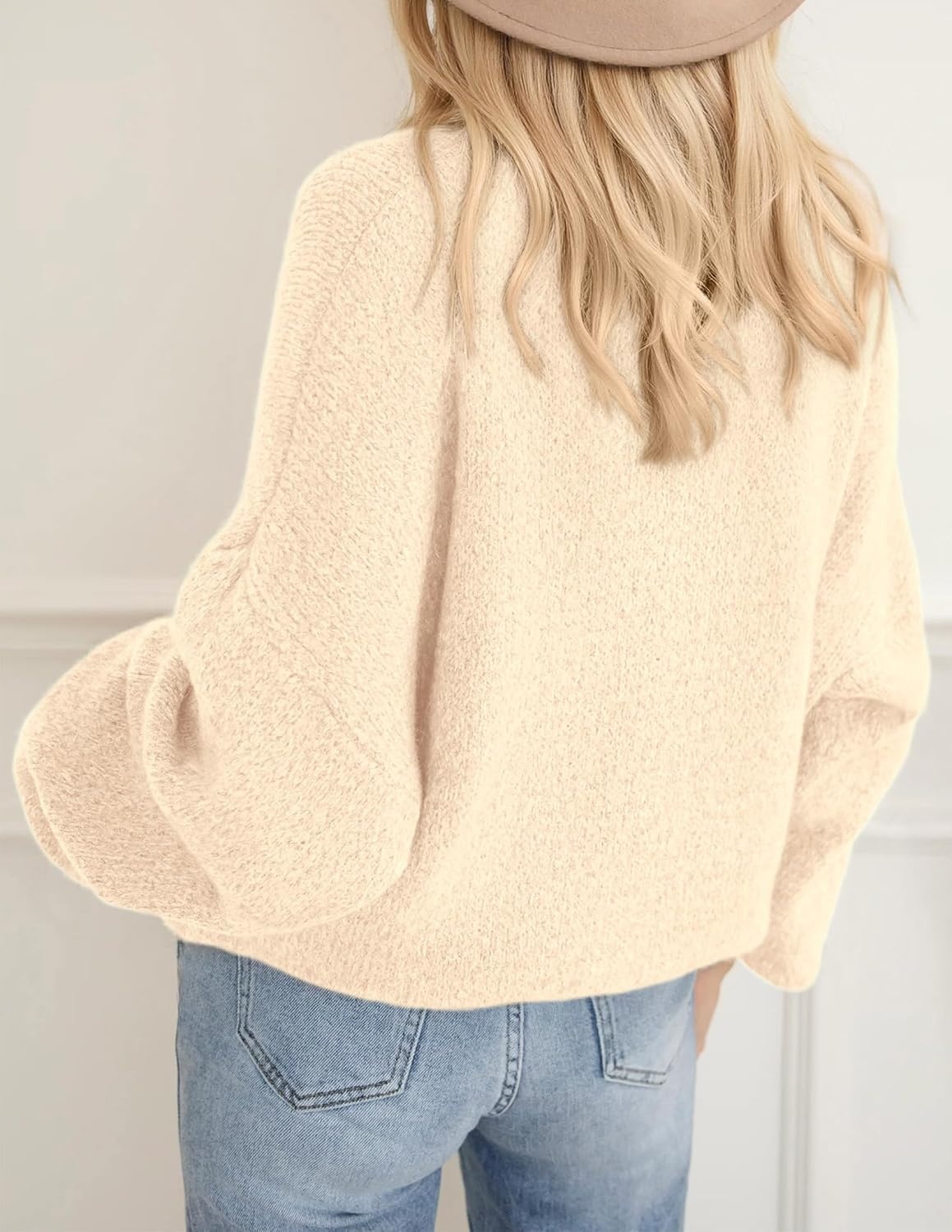 image:imagePRETTYGARDEN Womens Fall Oversized Holiday SweatersApricot