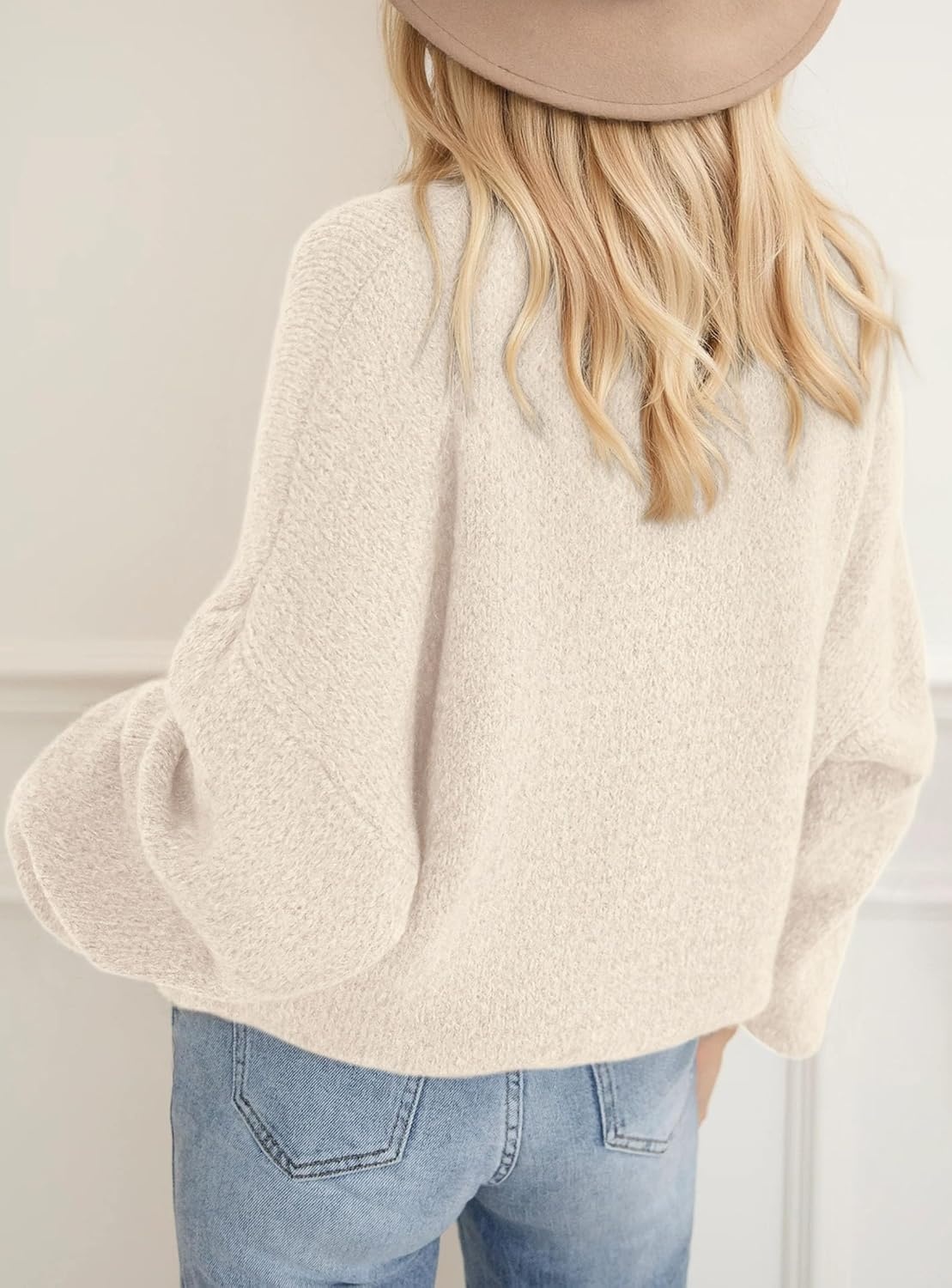 image:imagePRETTYGARDEN Womens Fall Oversized Holiday SweatersBeige