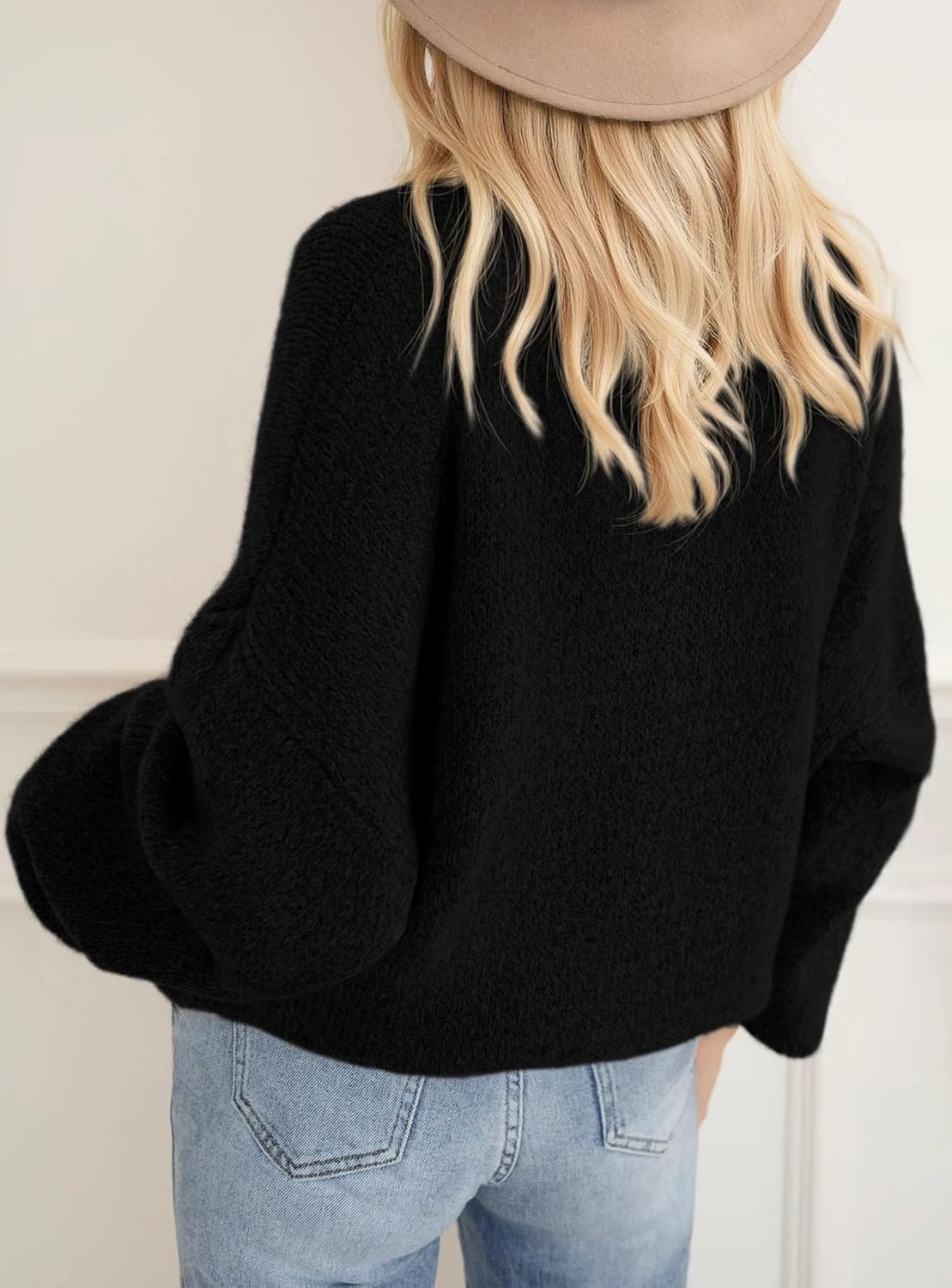 image:imagePRETTYGARDEN Womens Fall Oversized Holiday SweatersBlack