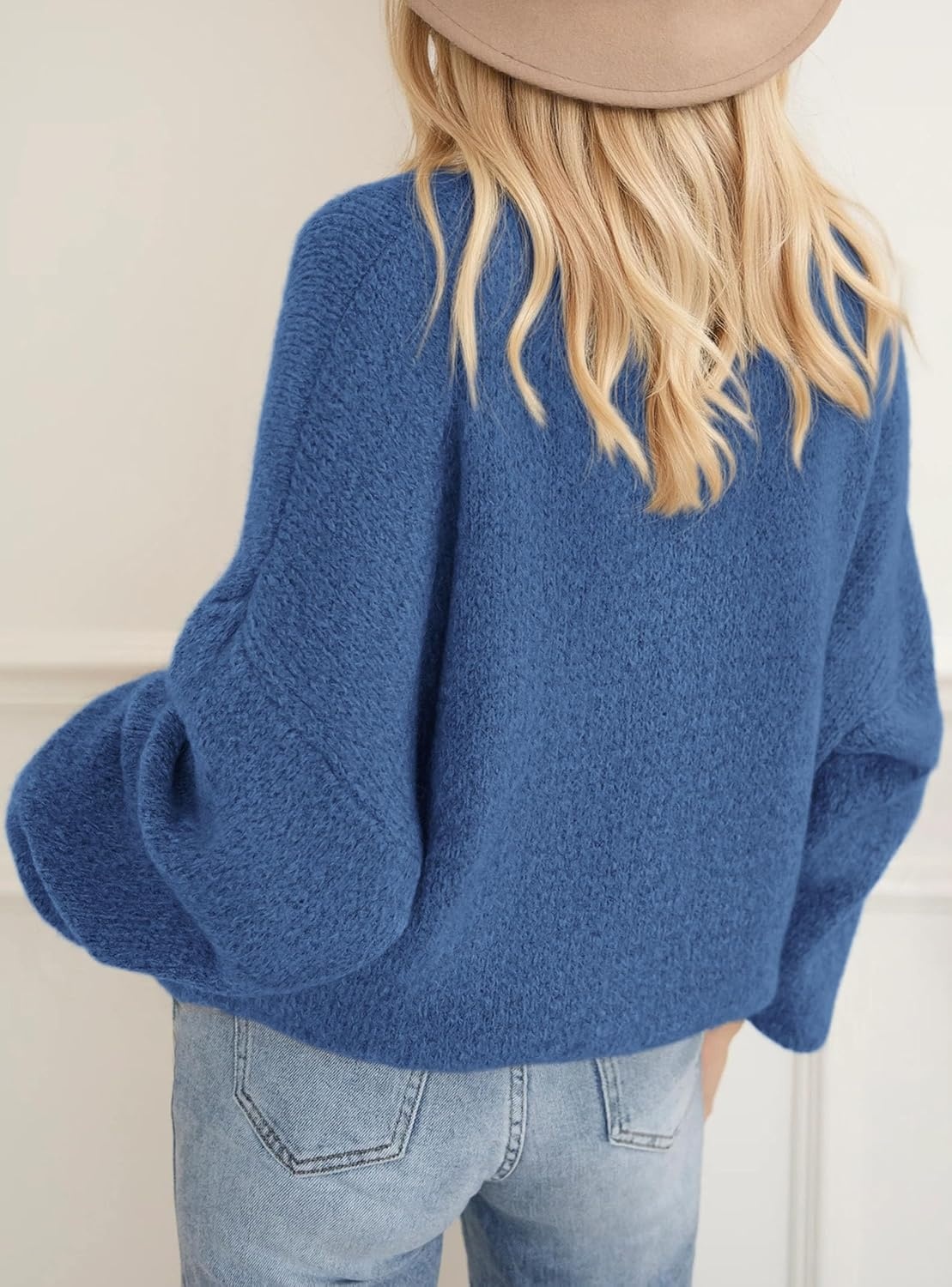 image:imagePRETTYGARDEN Womens Fall Oversized Holiday SweatersBlue