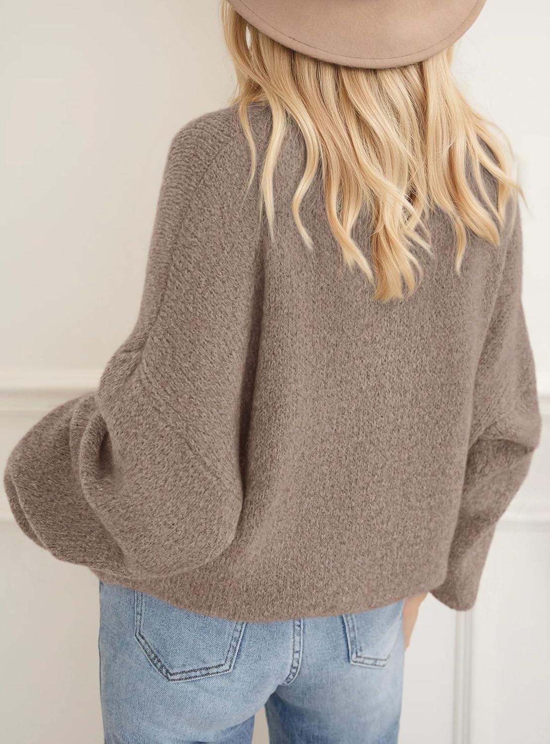 image:imagePRETTYGARDEN Womens Fall Oversized Holiday SweatersKhaki