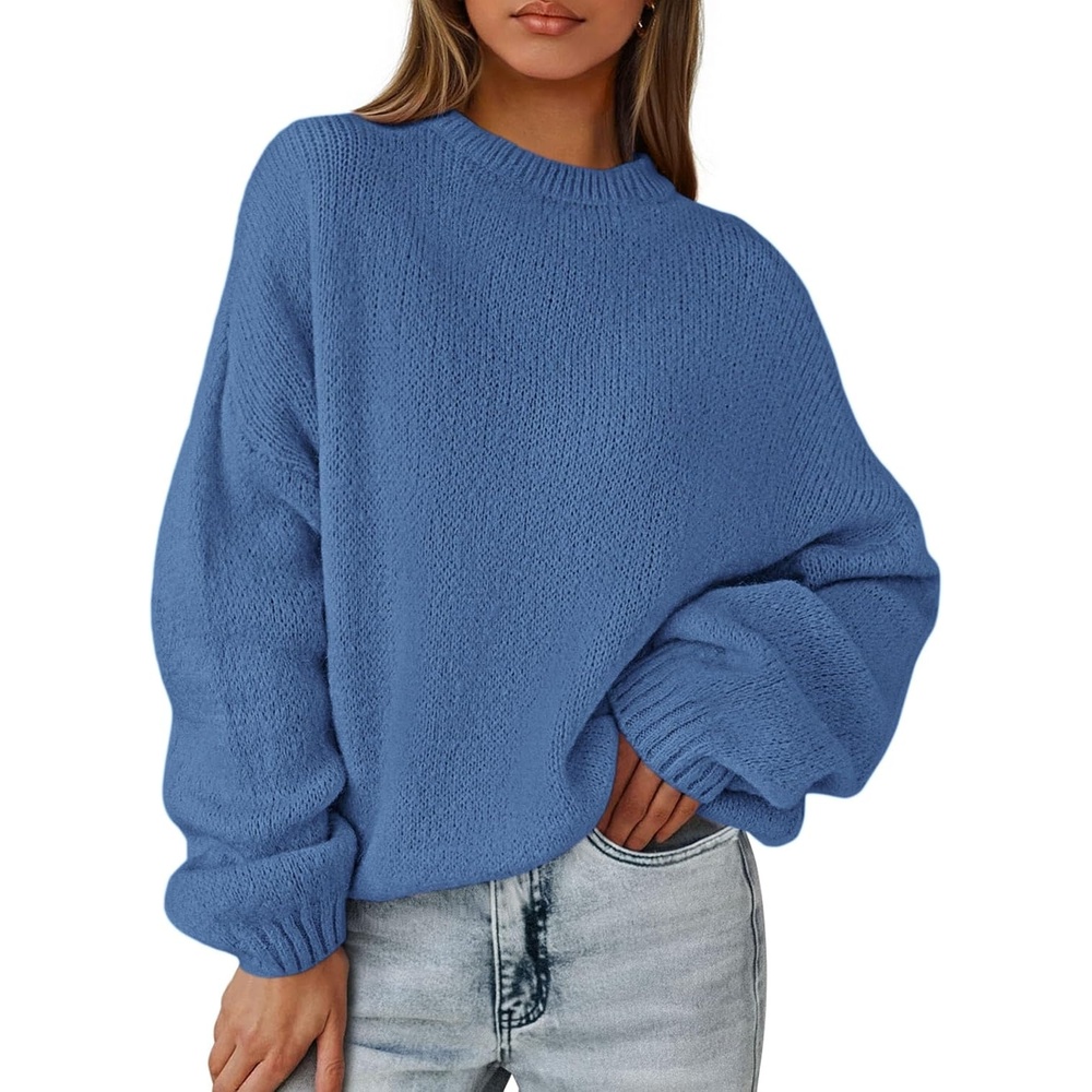 image:imagePRETTYGARDEN Womens Fall Oversized Holiday SweatersBlue