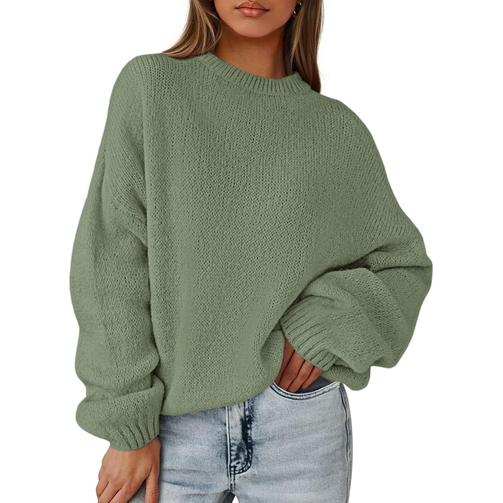 image:imagePRETTYGARDEN Womens Fall Oversized Holiday SweatersGreen