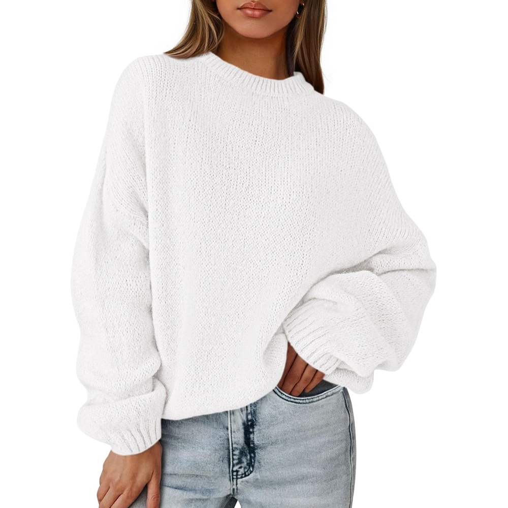 image:imagePRETTYGARDEN Womens Fall Oversized Holiday SweatersWhite