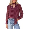 Dot Burgundy