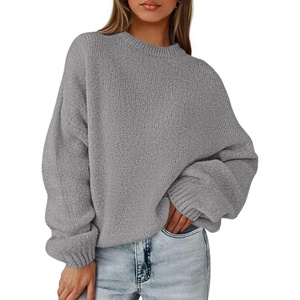 PRETTYGARDEN Women’s Fall Oversized Holiday Sweaters(Grey)