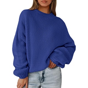 PRETTYGARDEN Women’s Fall Oversized Holiday Sweaters(Royal Blue)