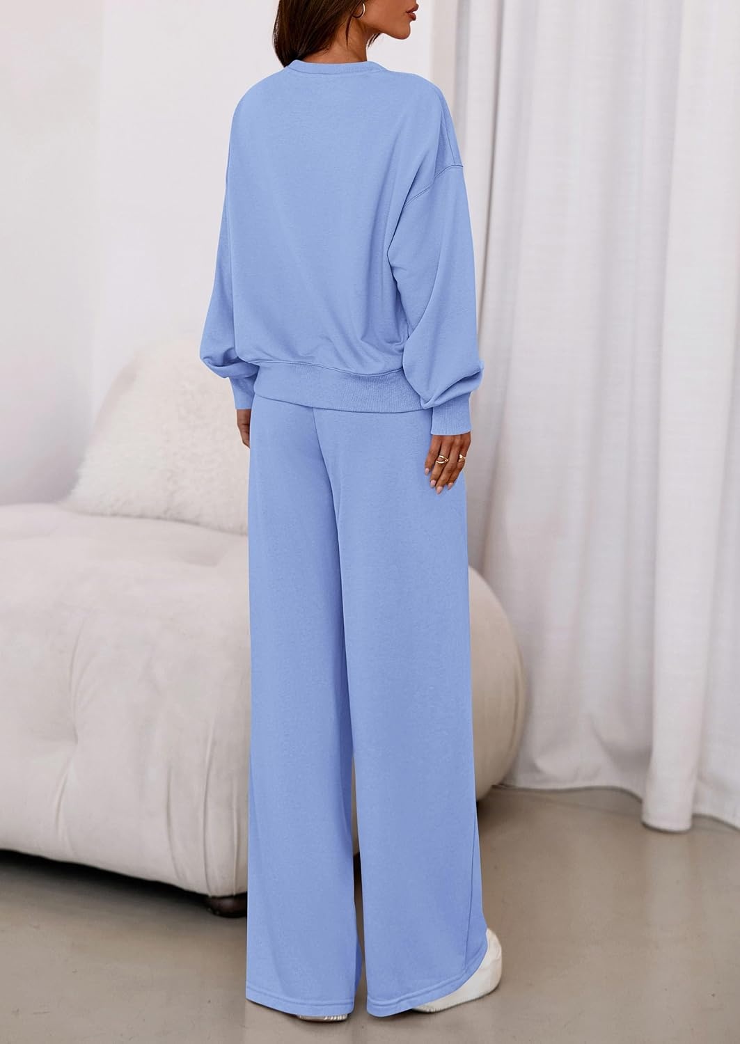 image:imagePRETTYGARDEN Womens Loose Fit Casual 2 Piece Lounge SetBlue
