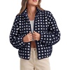 Plaid Navy White