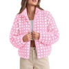 Plaid Pink White