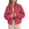 Plaid Red White