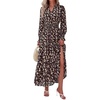 Floral Brown Orange