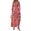 Floral Orange Pink Red