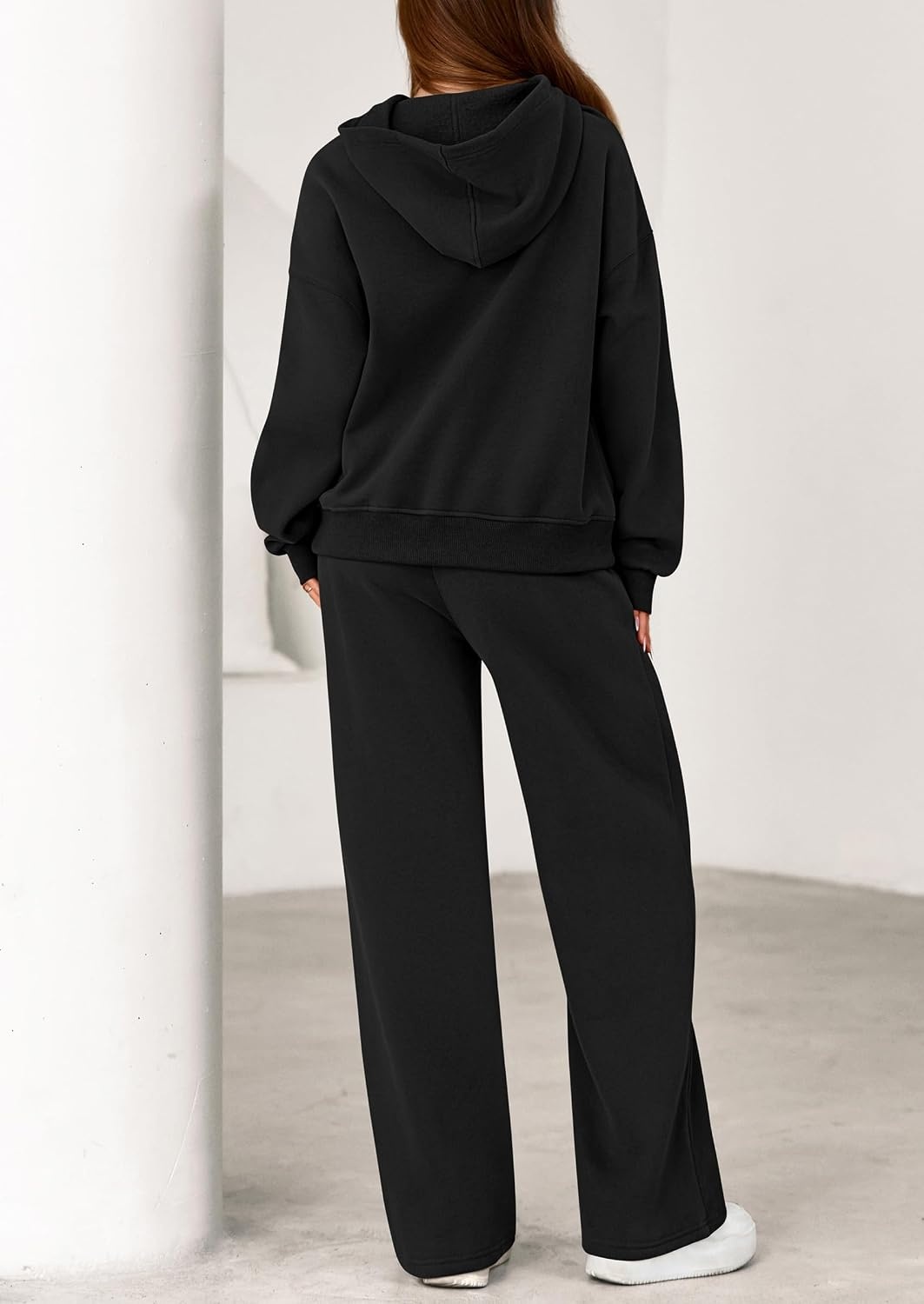 image:imagePRETTYGARDEN Womens Sweatsuits 2 Piece Outfit Fall Matching Lounge SetsBlack