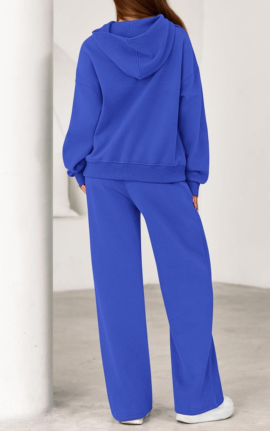 image:imagePRETTYGARDEN Womens Sweatsuits 2 Piece Outfit Fall Matching Lounge SetsRoyal Blue